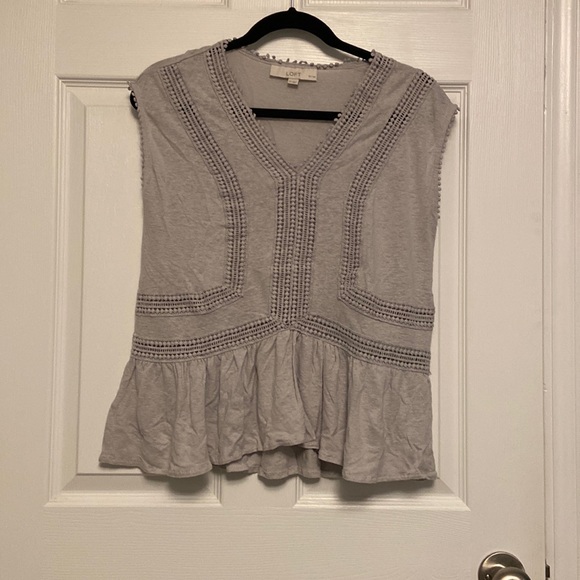 Loft top shirt boho small petite sp - Picture 1 of 5